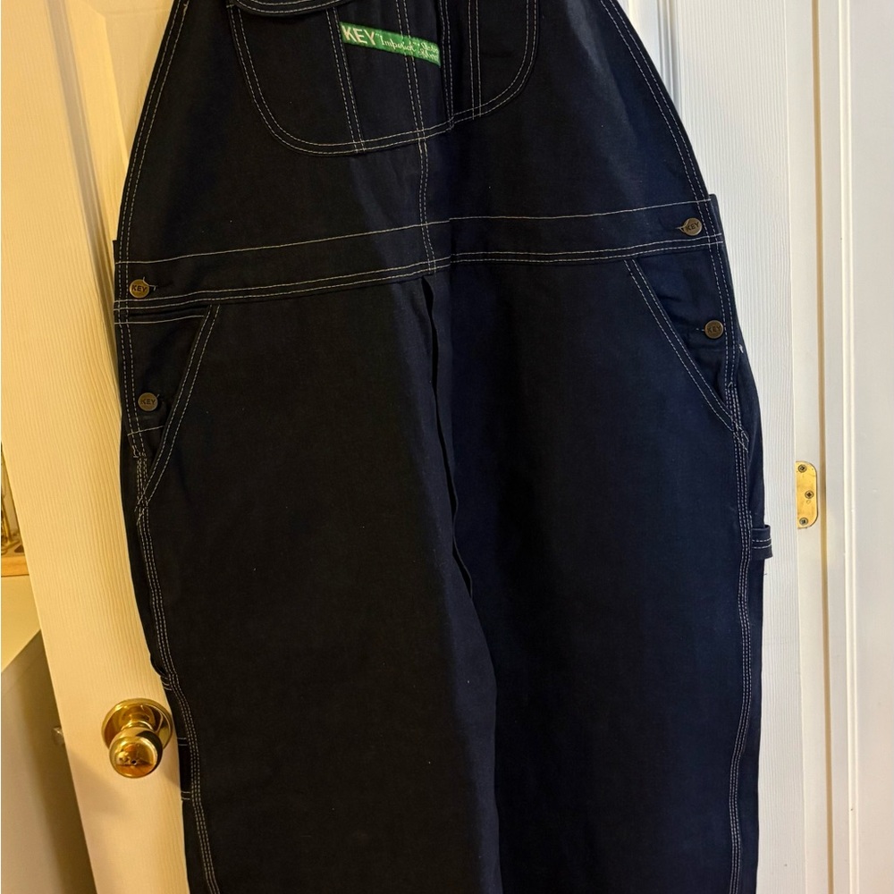 Key Denim Bib Overalls